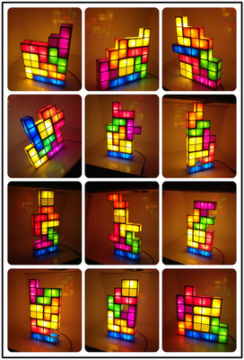 俄罗斯方块灯 RECESKY Tetris light 创意点亮生活，重塑儿时记忆的LED工艺礼品